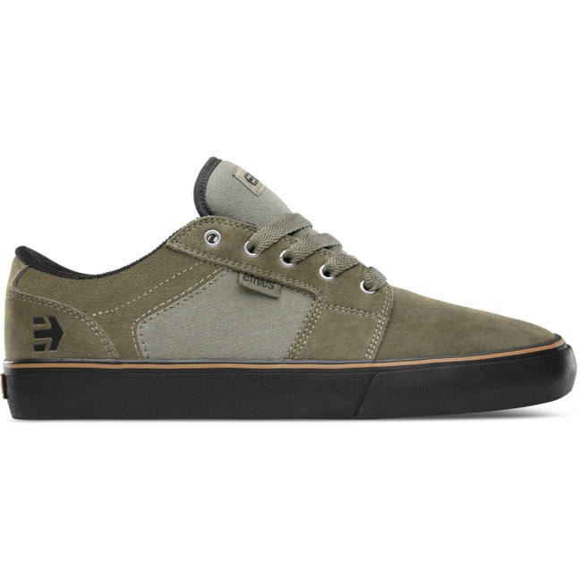 Etnies Barge Ls Miesten Kengät Mustat/Oliivinvihreä | 79152CHSQ